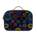 Colorful Seven Chakras Pattern Print Portable Lunch Bag