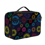 Colorful Seven Chakras Pattern Print Portable Lunch Bag