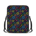 Colorful Seven Chakras Pattern Print Rectangular Crossbody Bag