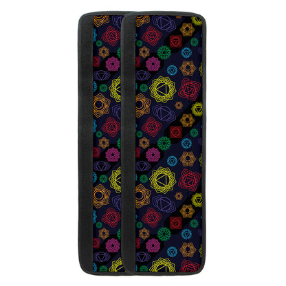 Colorful Seven Chakras Pattern Print Refrigerator Handle Covers