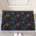Colorful Seven Chakras Pattern Print Rubber Doormat