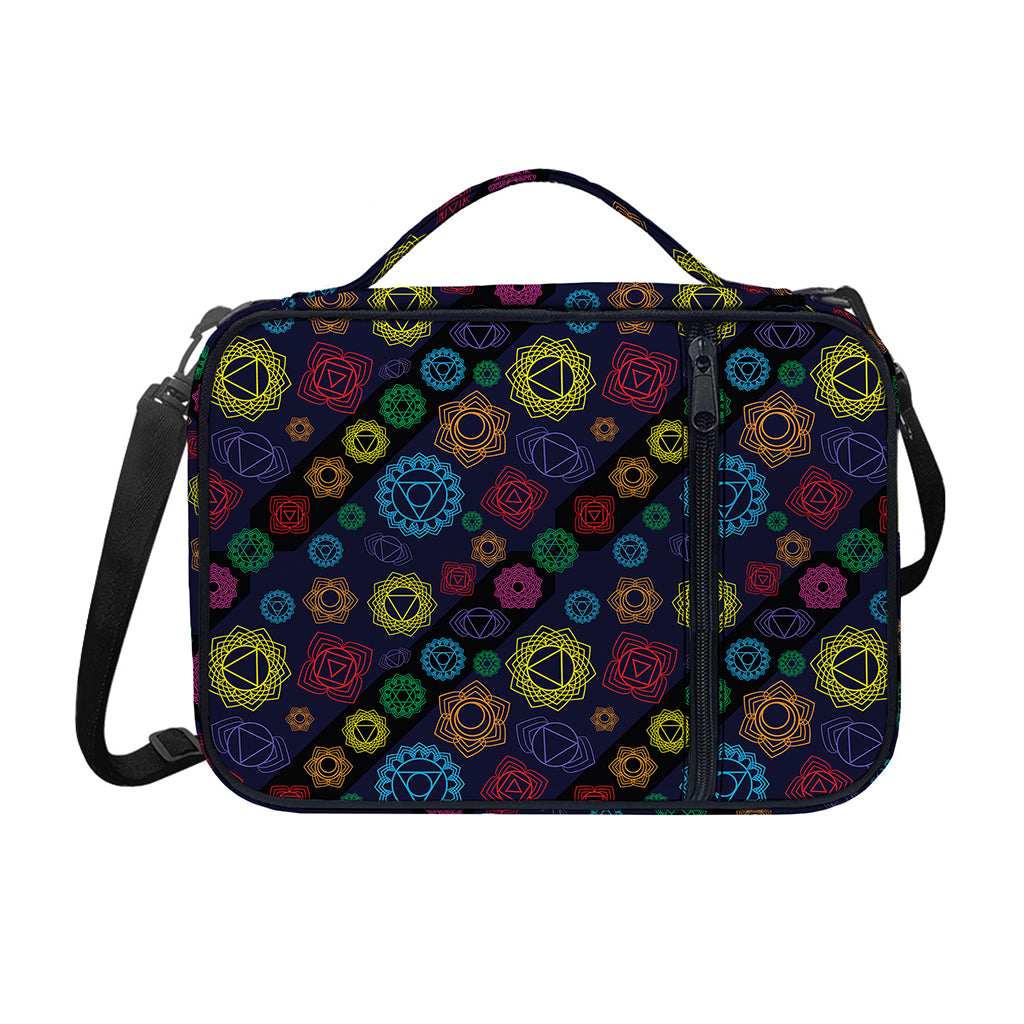 Colorful Seven Chakras Pattern Print Shoulder Strap Bible Bag