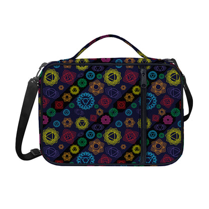 Colorful Seven Chakras Pattern Print Shoulder Strap Bible Bag