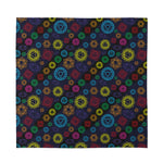 Colorful Seven Chakras Pattern Print Silk Bandana