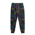 Colorful Seven Chakras Pattern Print Sweatpants