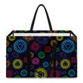Colorful Seven Chakras Pattern Print Utility Tote Bag