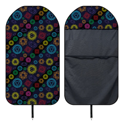 Colorful Seven Chakras Pattern Print Waterproof Car Seat Cover
