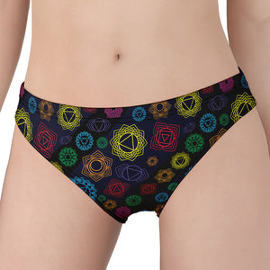 Colorful Seven Chakras Pattern Print Women's Panties