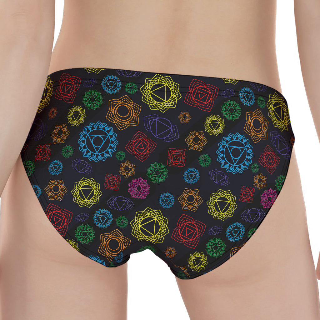 Colorful Seven Chakras Pattern Print Women's Panties