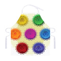 Colorful Seven Chakras Print Adjustable Apron