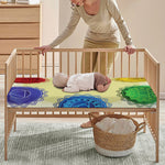 Colorful Seven Chakras Print Baby Crib Sheet
