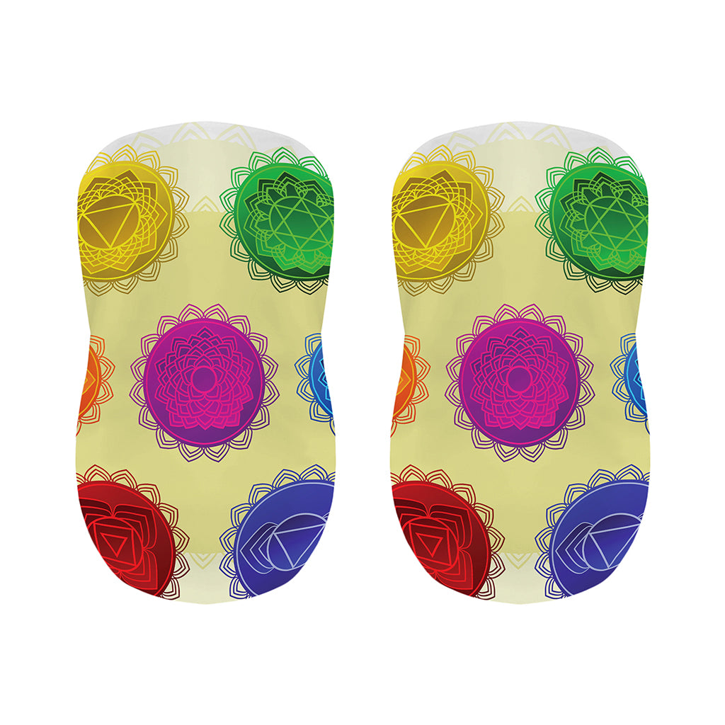 Colorful Seven Chakras Print Bar Stool Covers