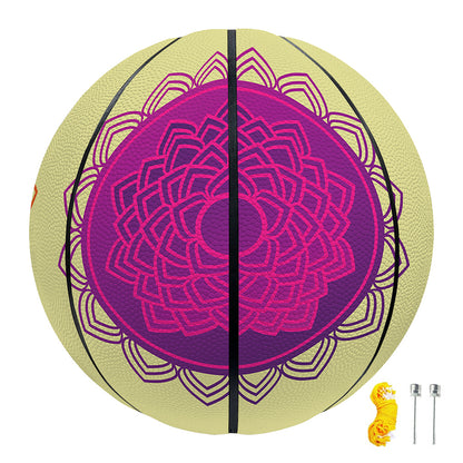 Colorful Seven Chakras Print Basketball