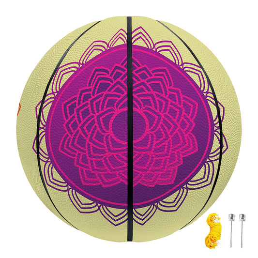 Colorful Seven Chakras Print Basketball