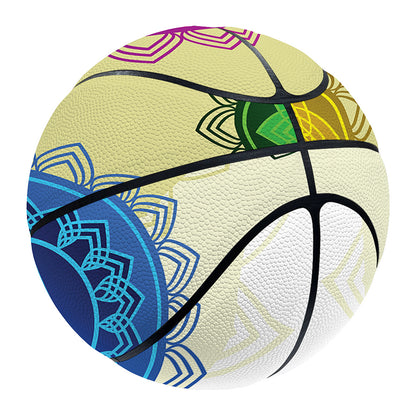Colorful Seven Chakras Print Basketball