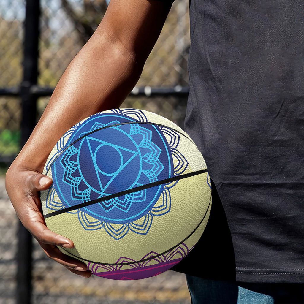 Colorful Seven Chakras Print Basketball