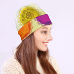 Colorful Seven Chakras Print Beanie