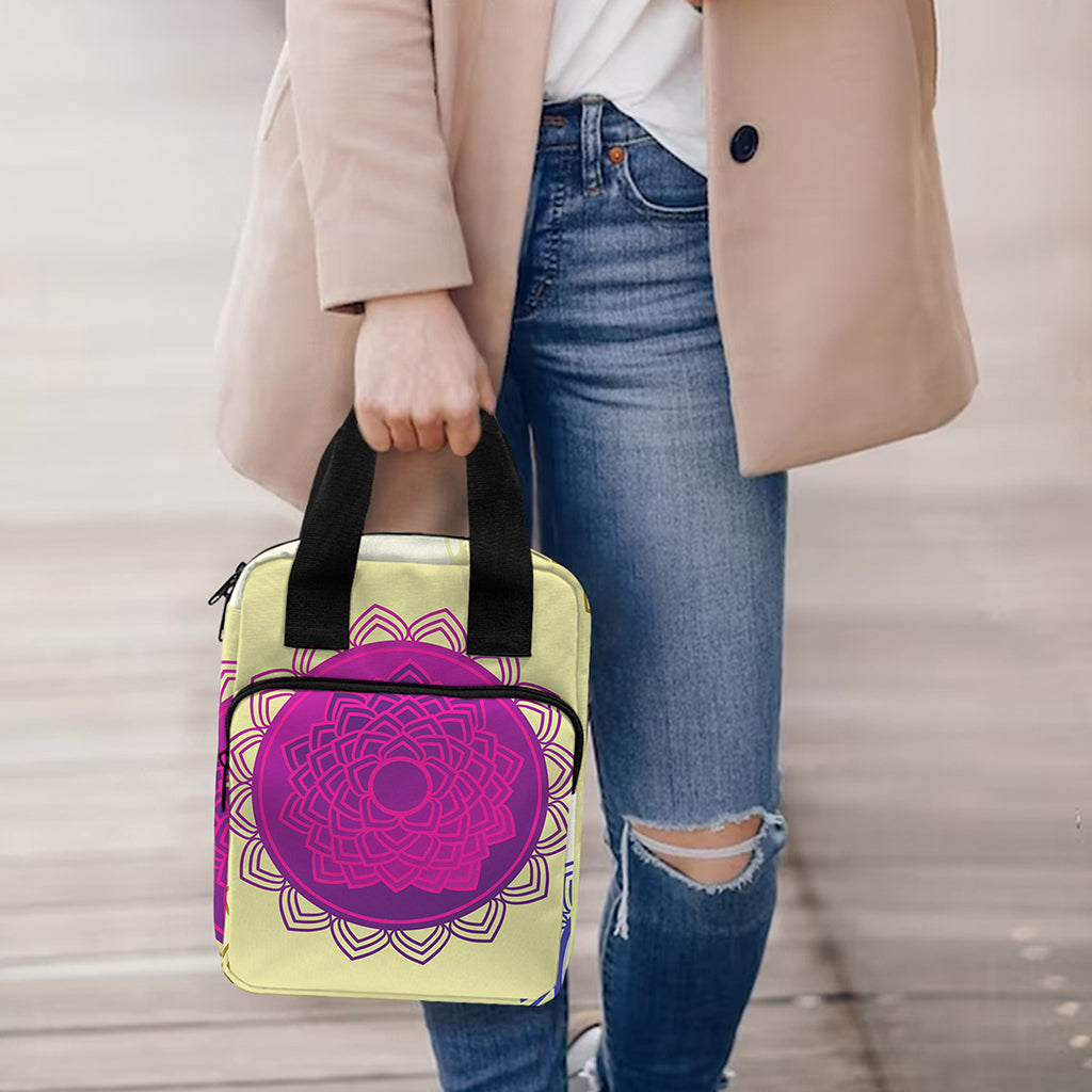 Colorful Seven Chakras Print Bible Tote Bag