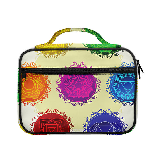 Colorful Seven Chakras Print Briefcase Bible Bag