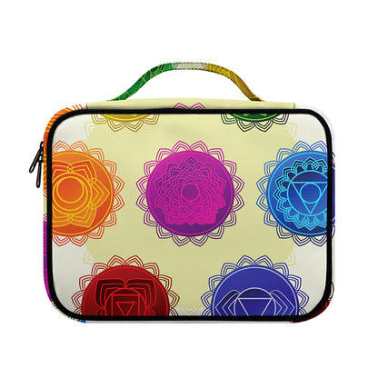 Colorful Seven Chakras Print Briefcase Bible Bag