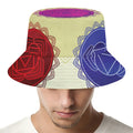 Colorful Seven Chakras Print Bucket Hat