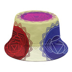 Colorful Seven Chakras Print Bucket Hat