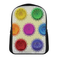 Colorful Seven Chakras Print Casual Backpack
