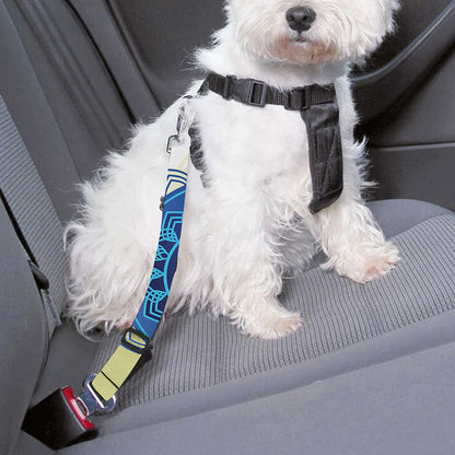 Colorful Seven Chakras Print Dog Seat Belt