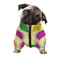 Colorful Seven Chakras Print Dog Zip Up Jacket