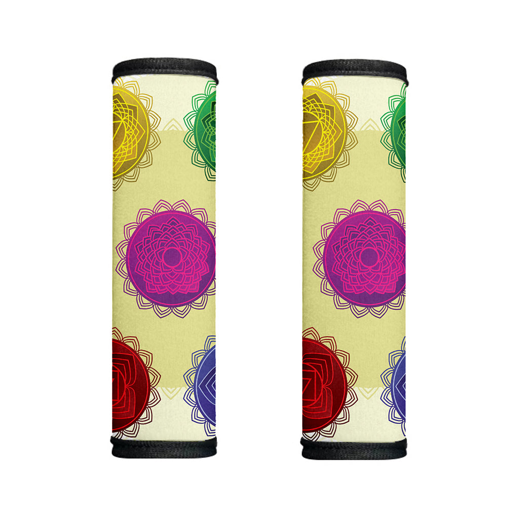 Colorful Seven Chakras Print Handle Covers