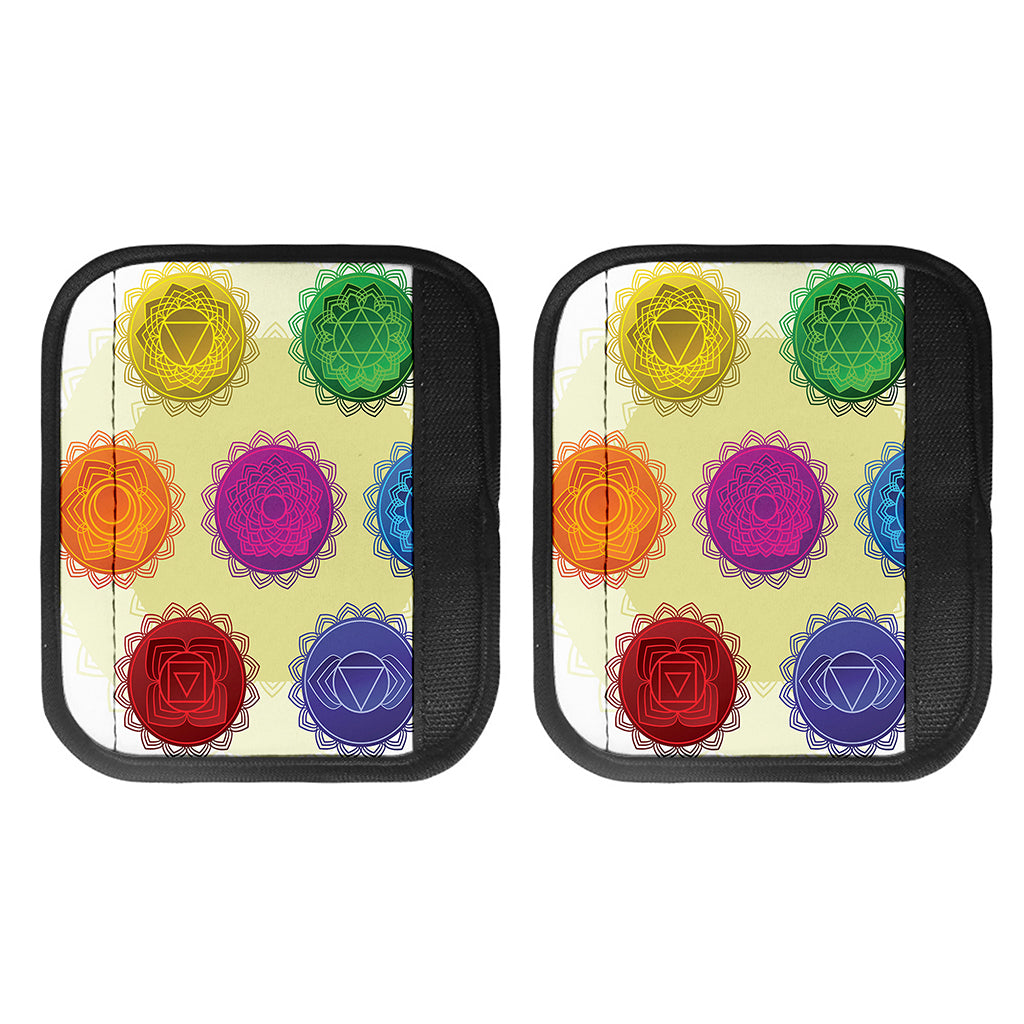 Colorful Seven Chakras Print Handle Covers