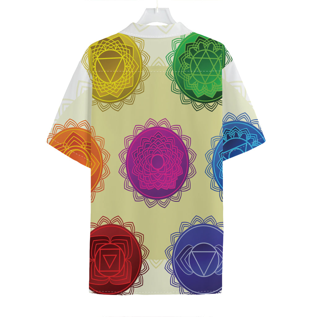 Colorful Seven Chakras Print Hawaiian Shirt