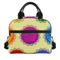 Colorful Seven Chakras Print Insulated Lunch Bag