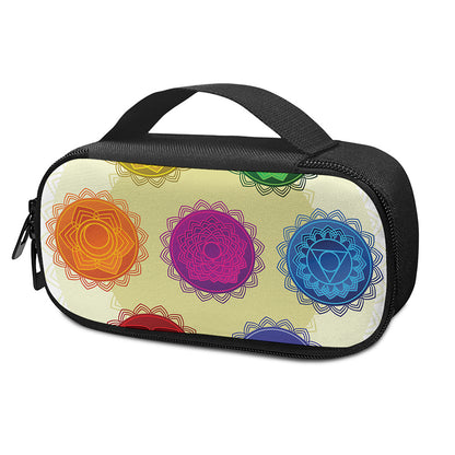 Colorful Seven Chakras Print Insulin Cooler Travel Case