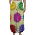 Colorful Seven Chakras Print Lantern Pants