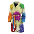 Colorful Seven Chakras Print Men's Bathrobe