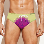 Colorful Seven Chakras Print Men's Swim Briefs