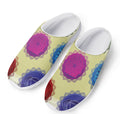 Colorful Seven Chakras Print Mesh Casual Shoes
