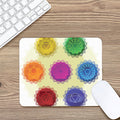 Colorful Seven Chakras Print Mouse Pad