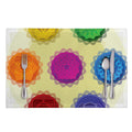 Colorful Seven Chakras Print Placemat
