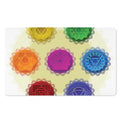 Colorful Seven Chakras Print Polyester Doormat
