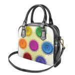 Colorful Seven Chakras Print Shoulder Handbag