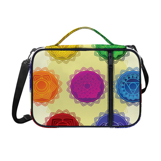 Colorful Seven Chakras Print Shoulder Strap Bible Bag