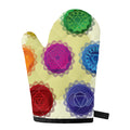 Colorful Seven Chakras Print Single Oven Mitt