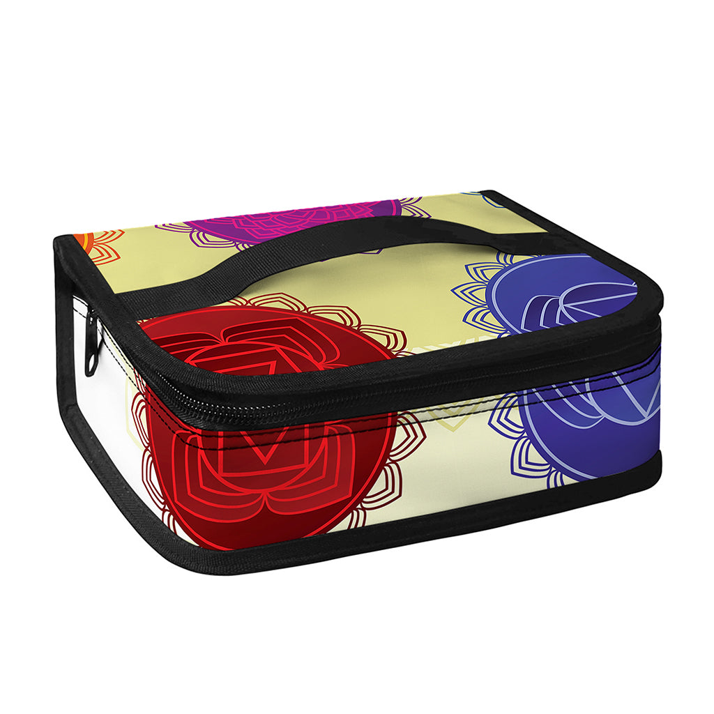 Colorful Seven Chakras Print Small Lunch Bag