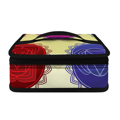 Colorful Seven Chakras Print Small Lunch Bag