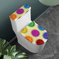 Colorful Seven Chakras Print Toilet Lid And Tank Cover Set