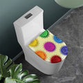 Colorful Seven Chakras Print Toilet Lid Cover
