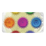 Colorful Seven Chakras Print Towel