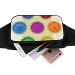 Colorful Seven Chakras Print Waist Bag